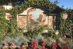 Interpretive exhibit about Native American Chumash