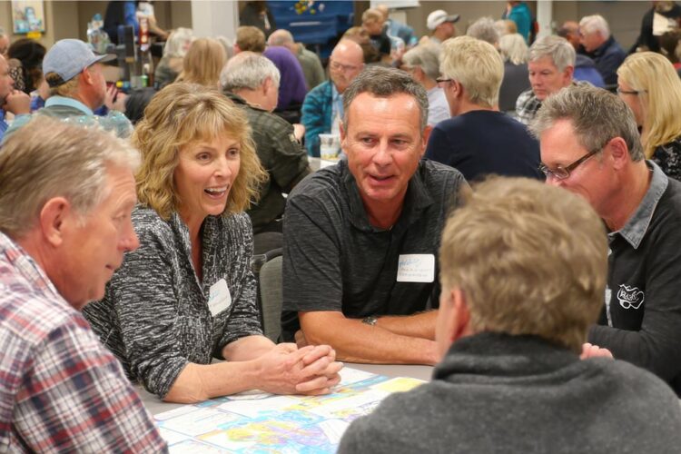 sharing community information
